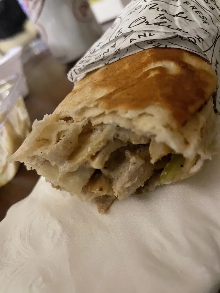 Chicken Schwarma Wrap